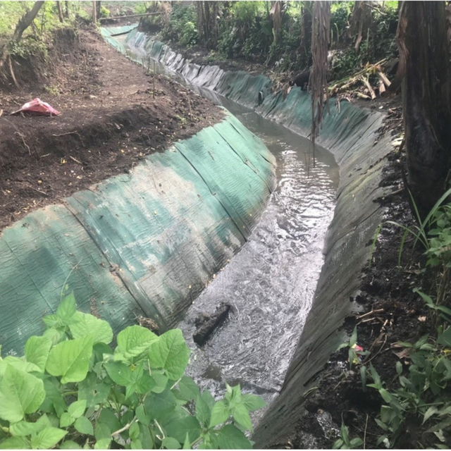 Rollos de manta de hormigón, estera de control de erosión de hormigón GCCM Rolls para protección de pendientes