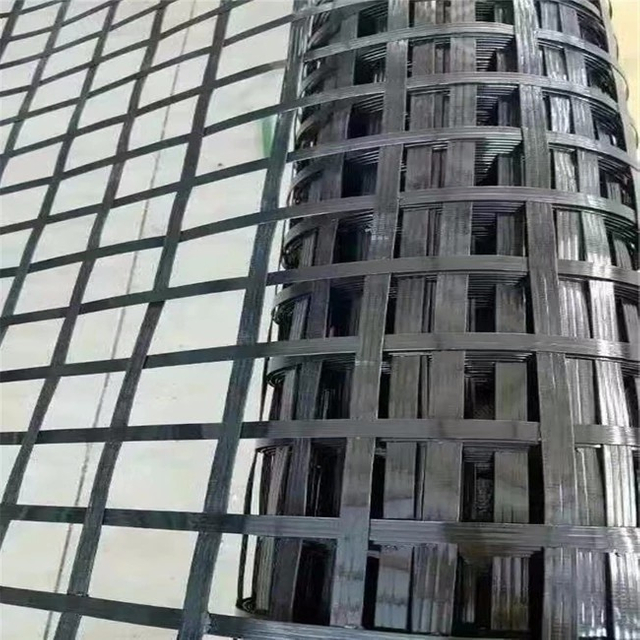 Geomalla compuesta soldada con correa de PP o PET para base de suelo blando