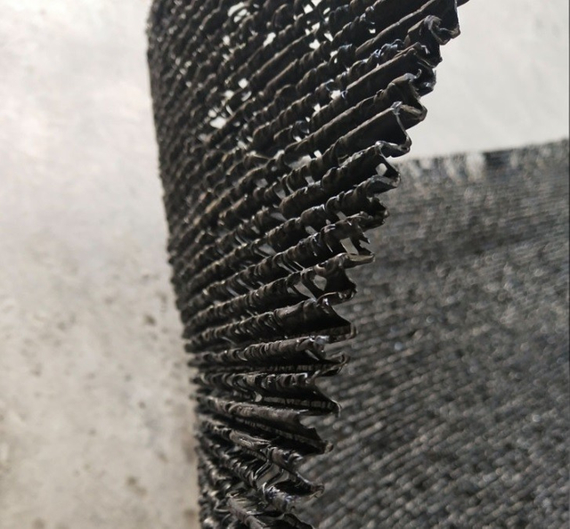 Hoja de drenaje de núcleo en forma de onda de monofilamento extruido 3D PP en forma de W o M para proyectos de drenaje de campos de fútbol