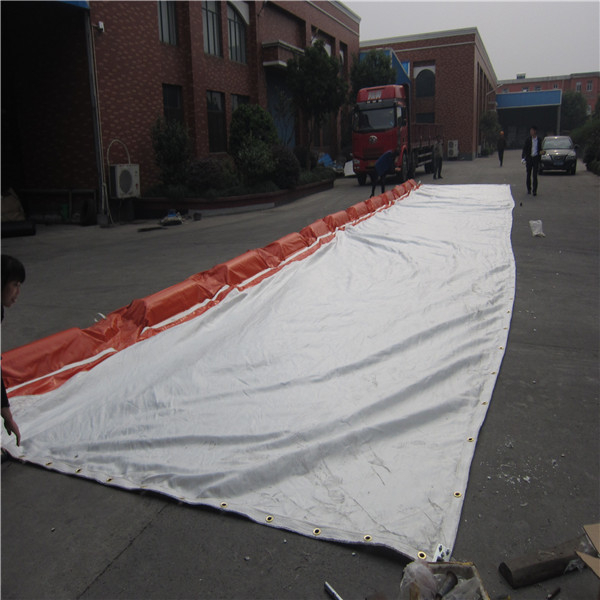 Cortina de limo flotante de turbidez tipo 1