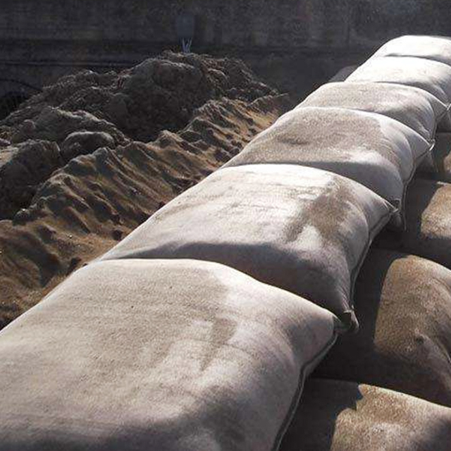 Contenedor de arena geotextil para protección de la costa o control de erosión de la orilla del río